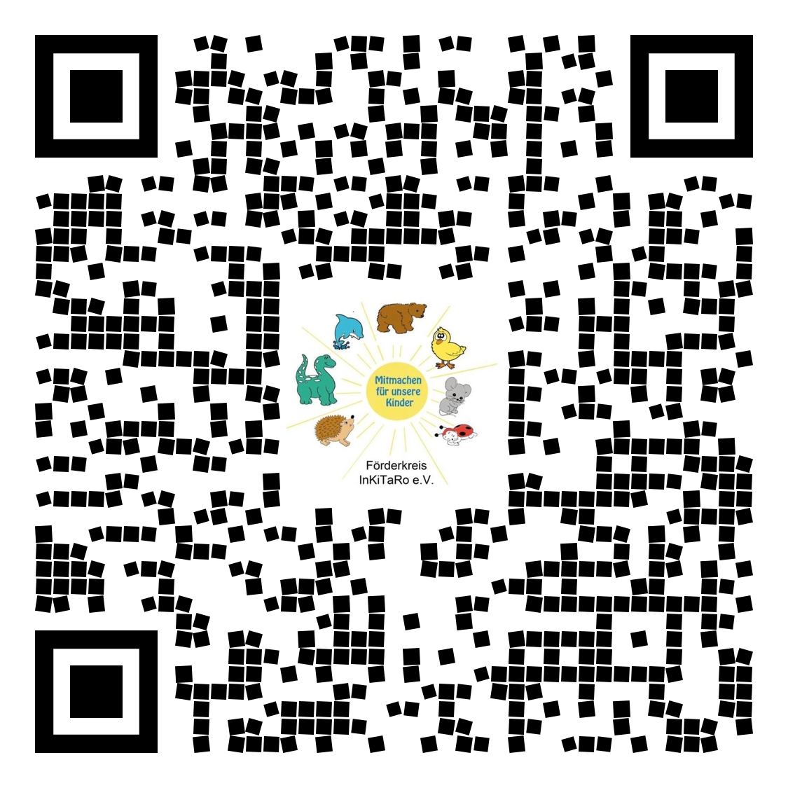 QR-Code zum Spenden an den Förderkreis